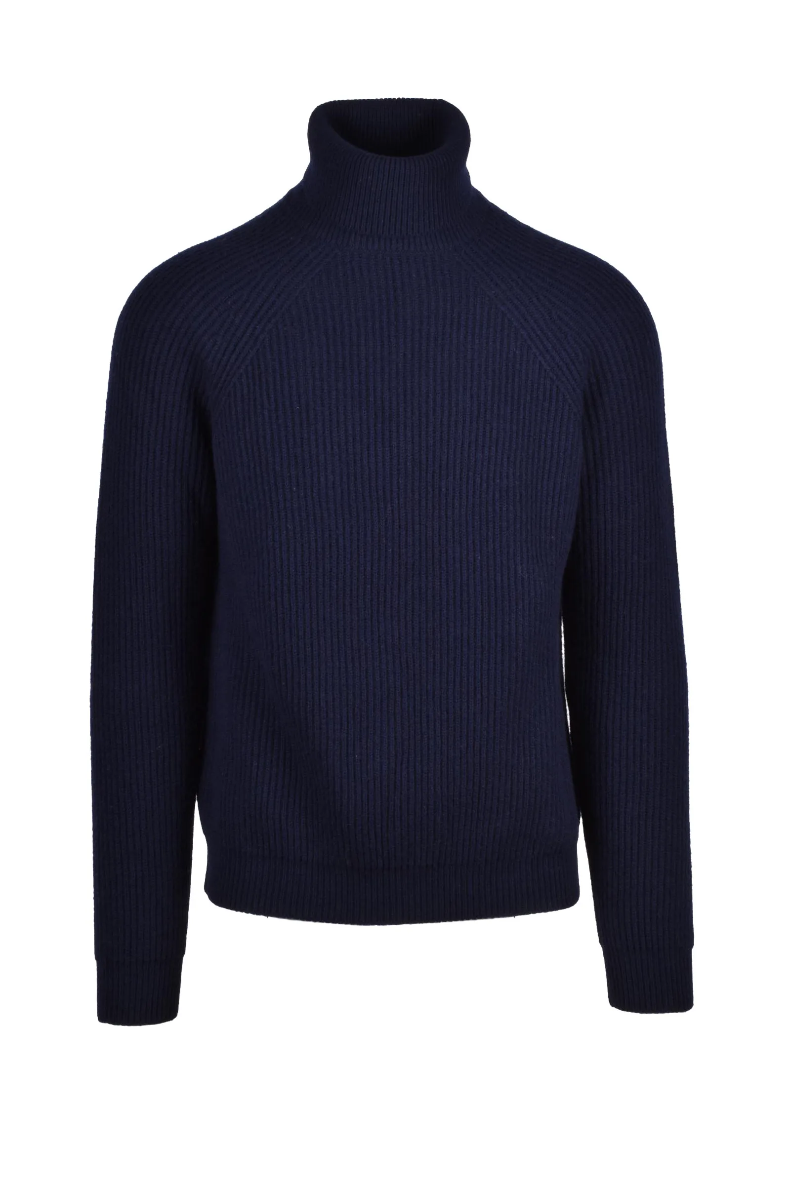 Maglione Collo Alto Blu