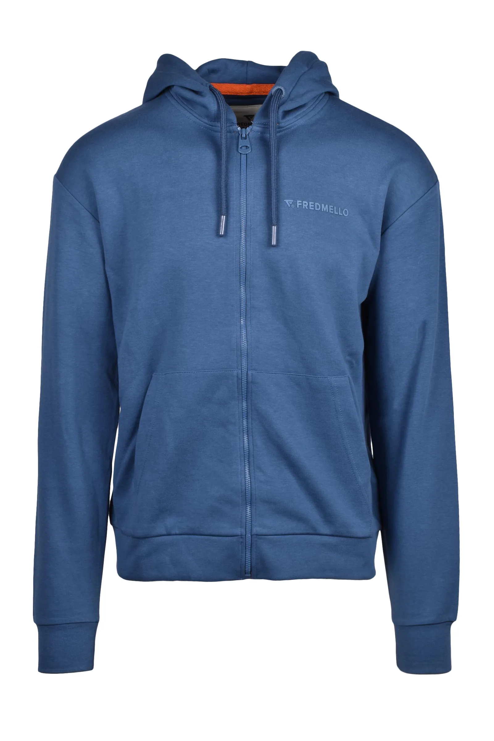 Felpa con Cappuccio Blu