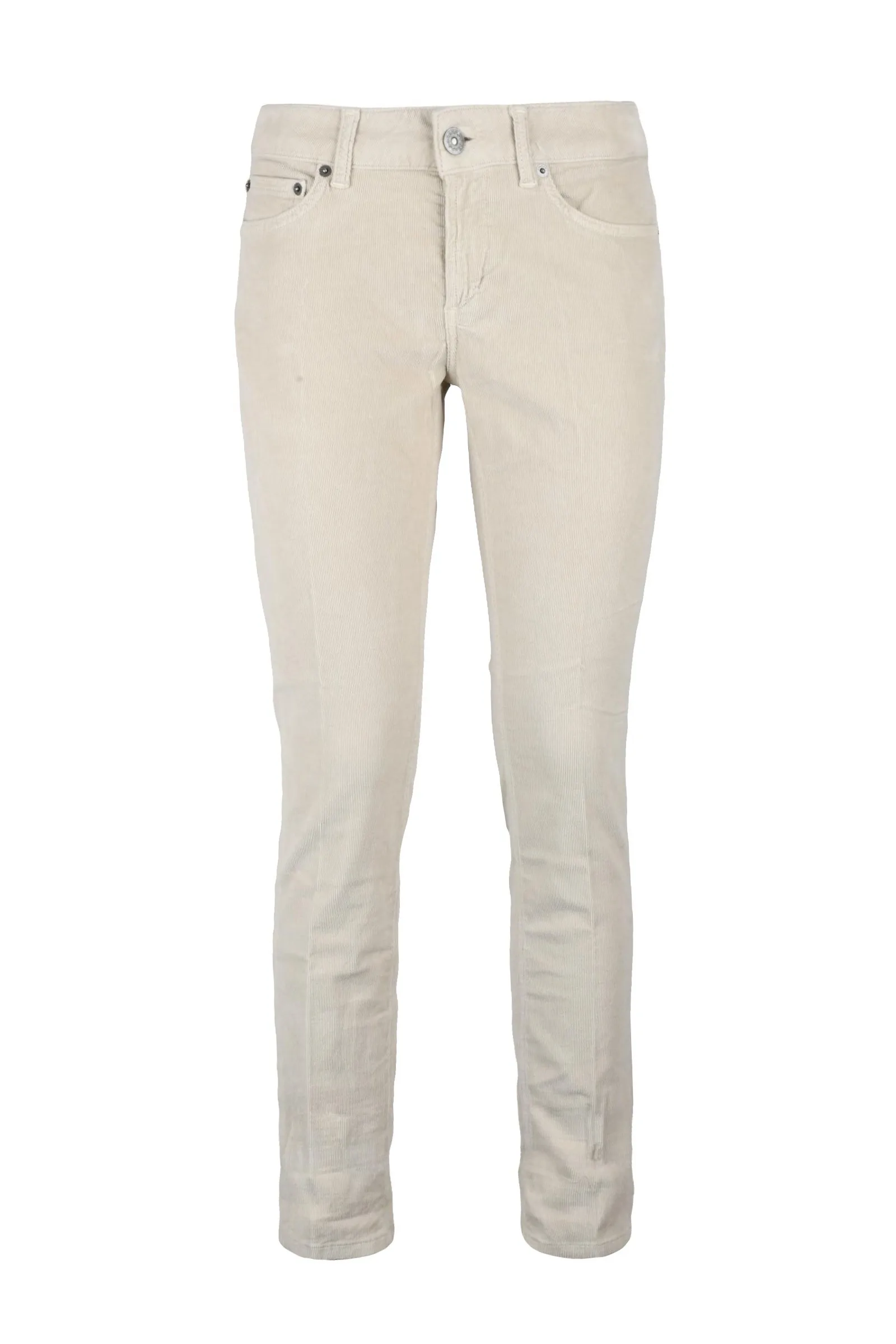 Pantalone Monroe Velluto Bianco