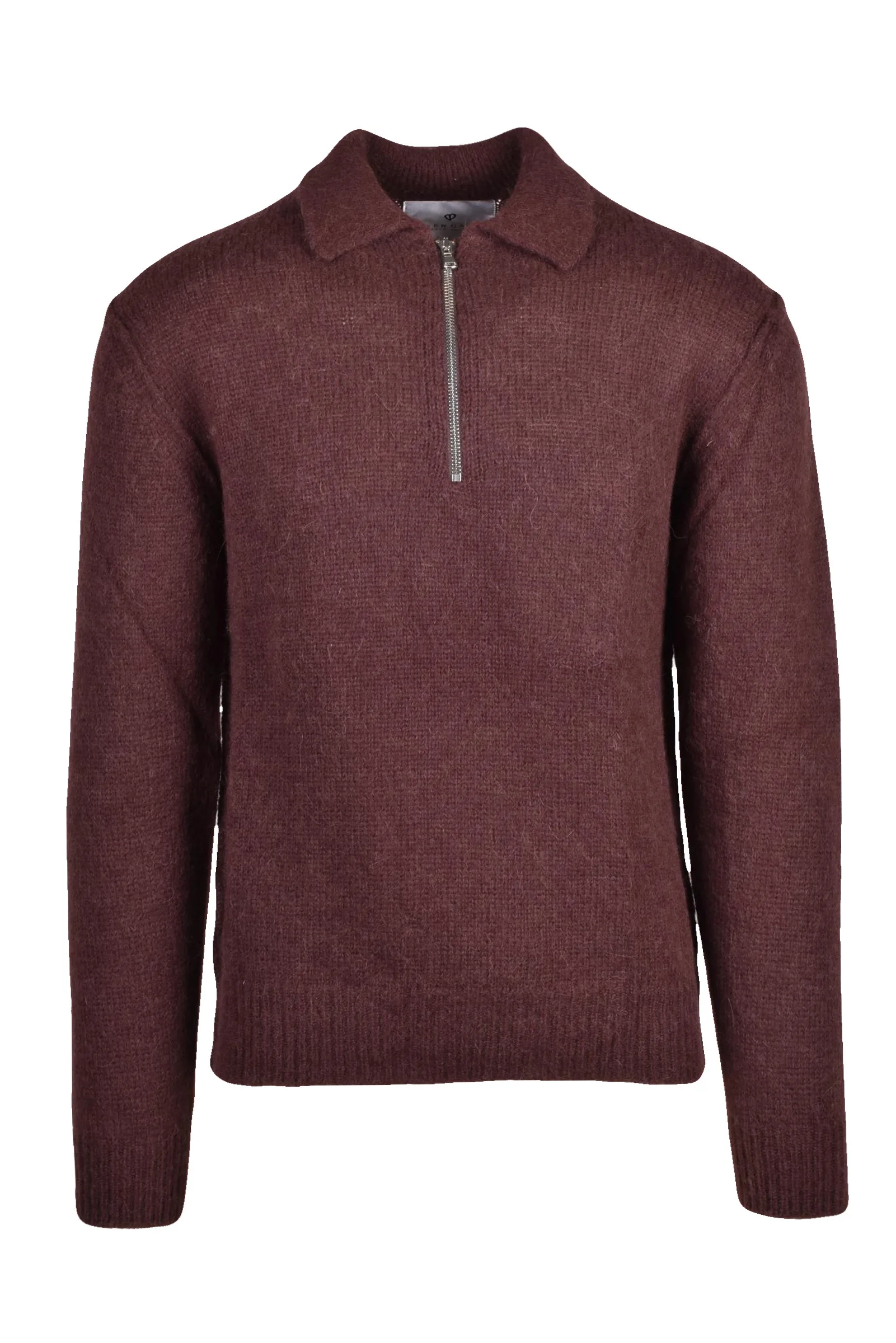Polo in Maglia Marrone