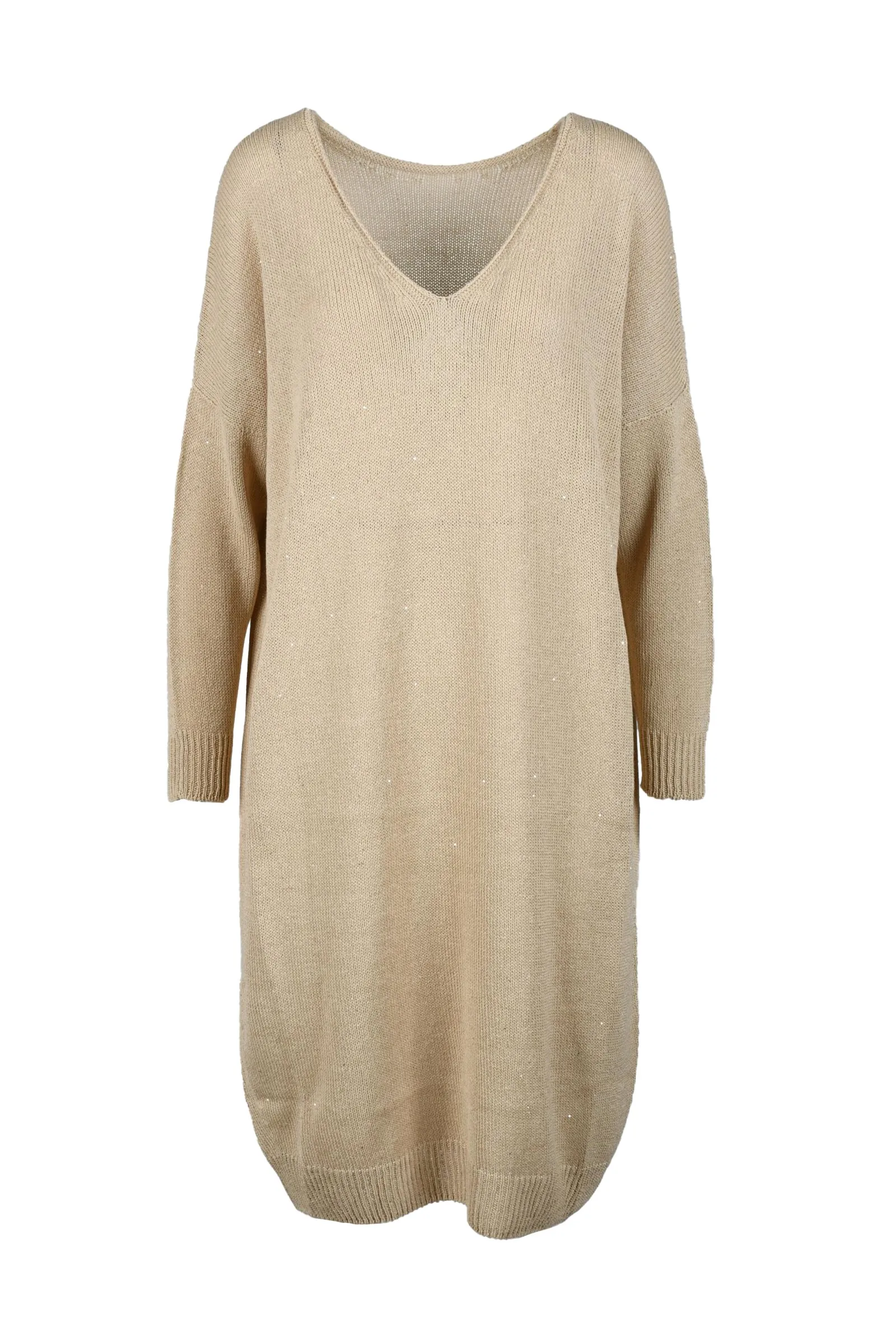 Abito in Tricot Beige