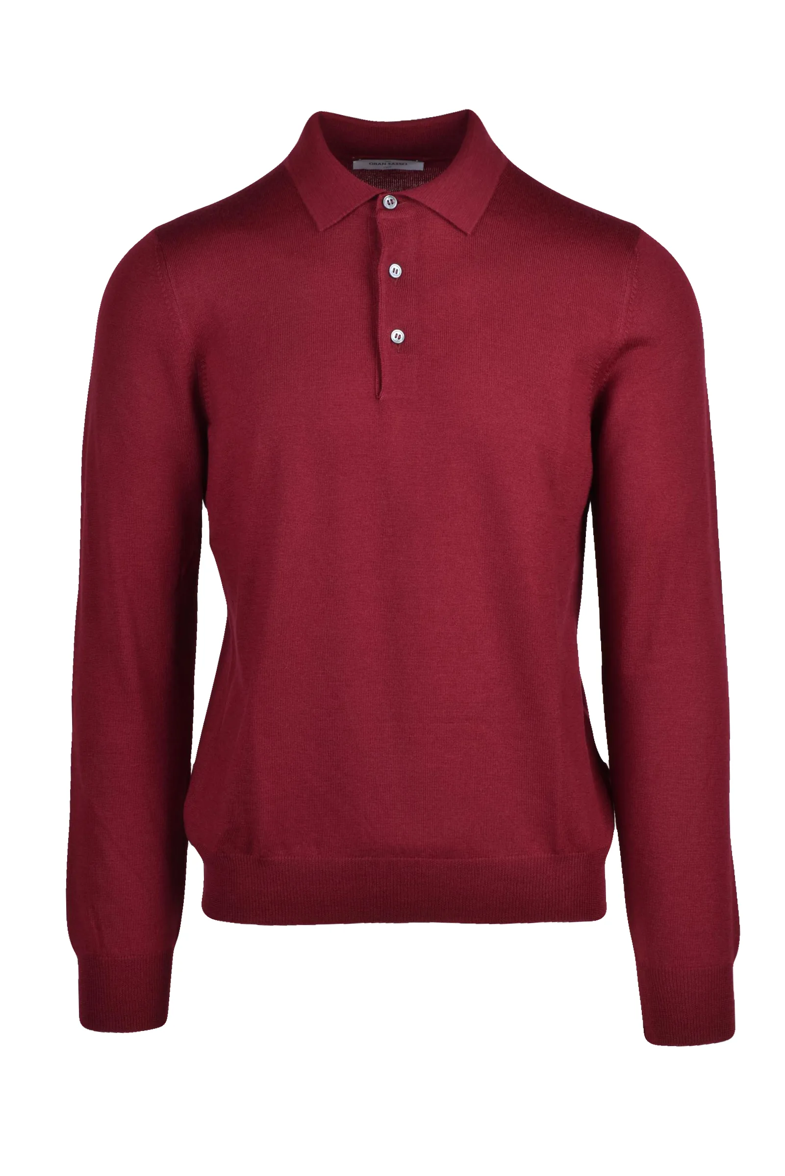 Polo in Maglia Rosso