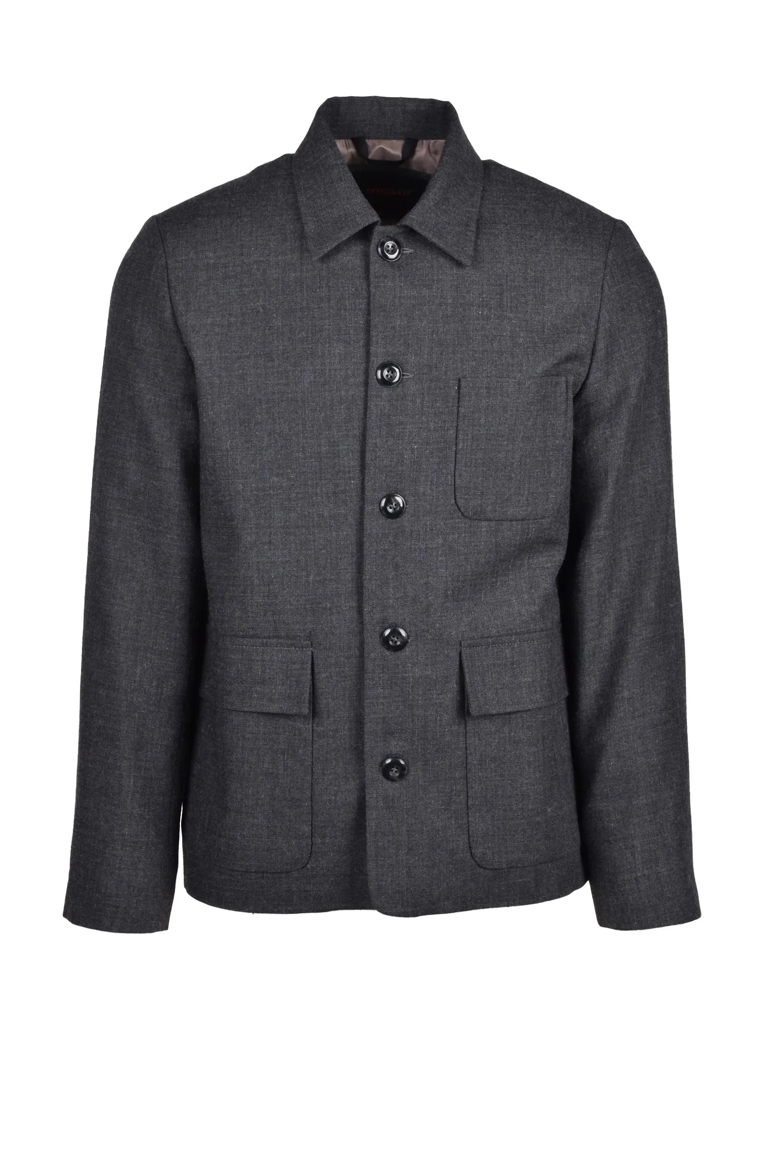 Giacca Girocollo Grigio