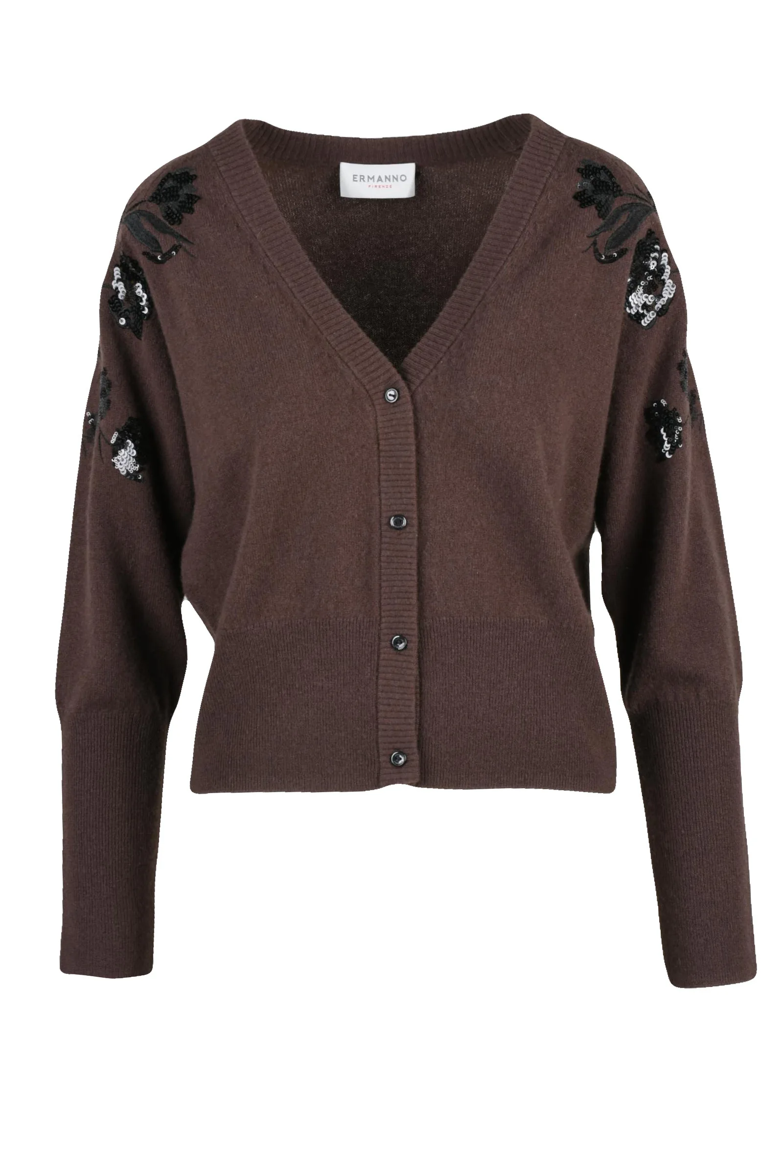 Cardigan Marrone