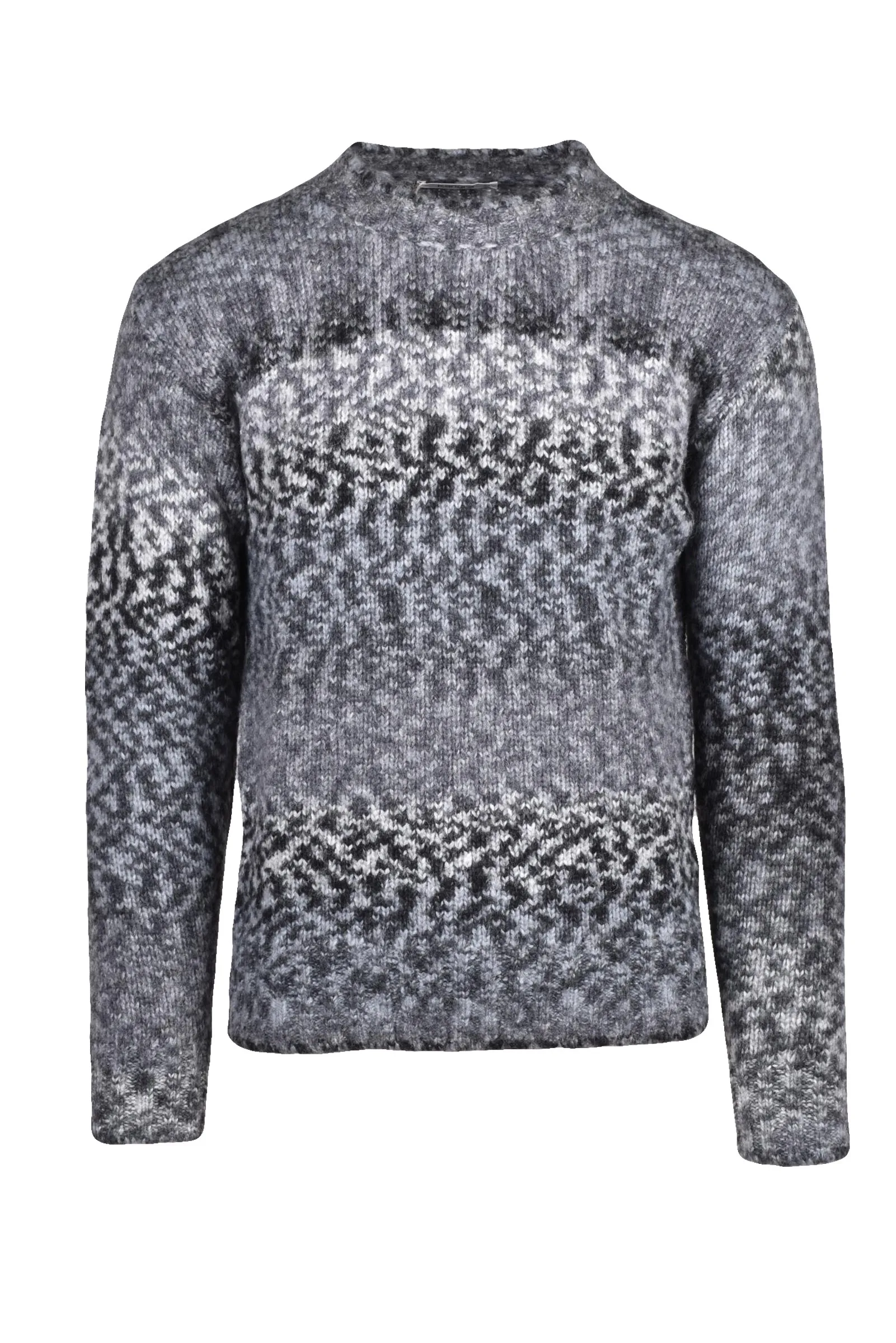 Grauer Pullover