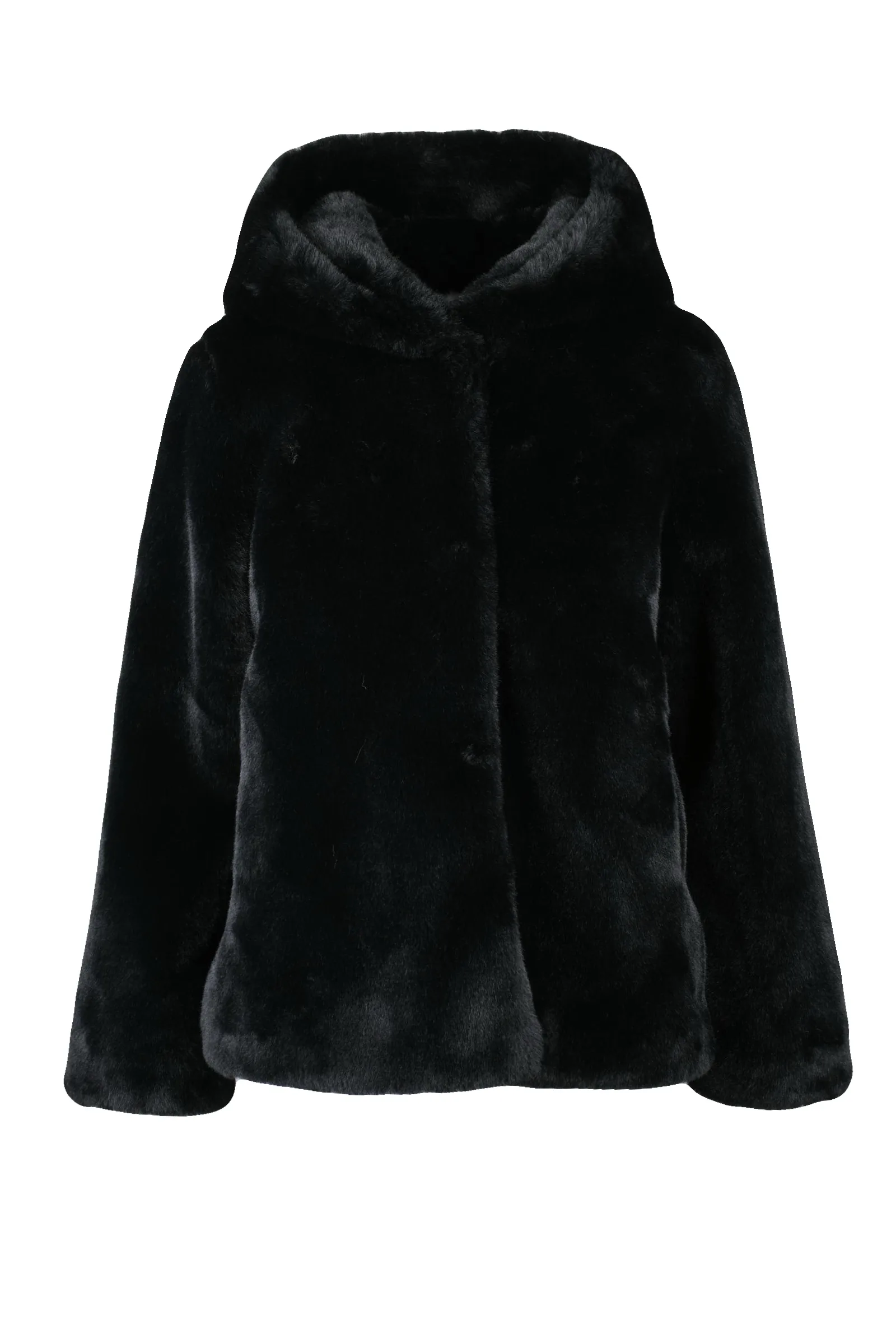 Giubbotto Ecopelliccia Nero