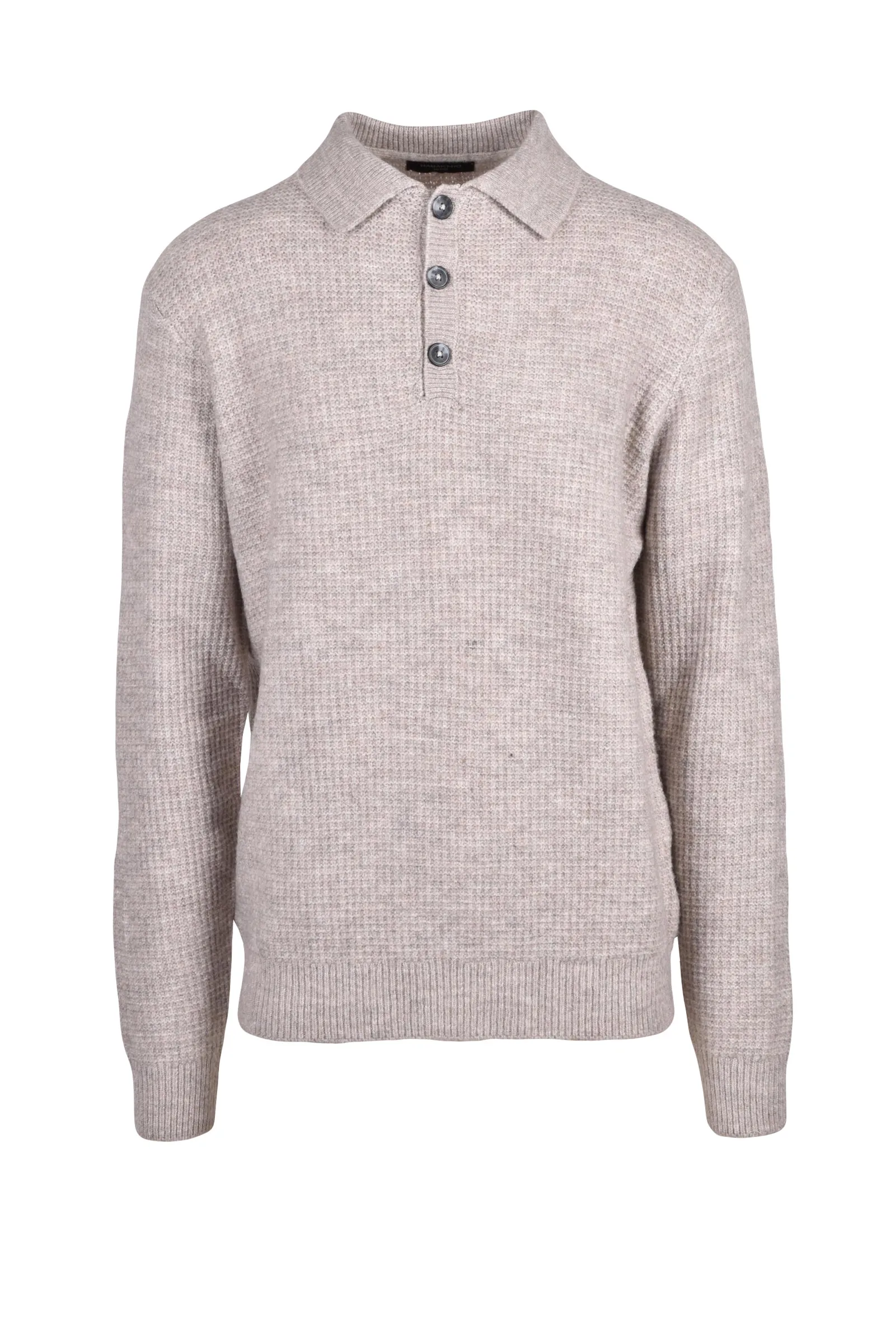 Polo a Maglia Beige