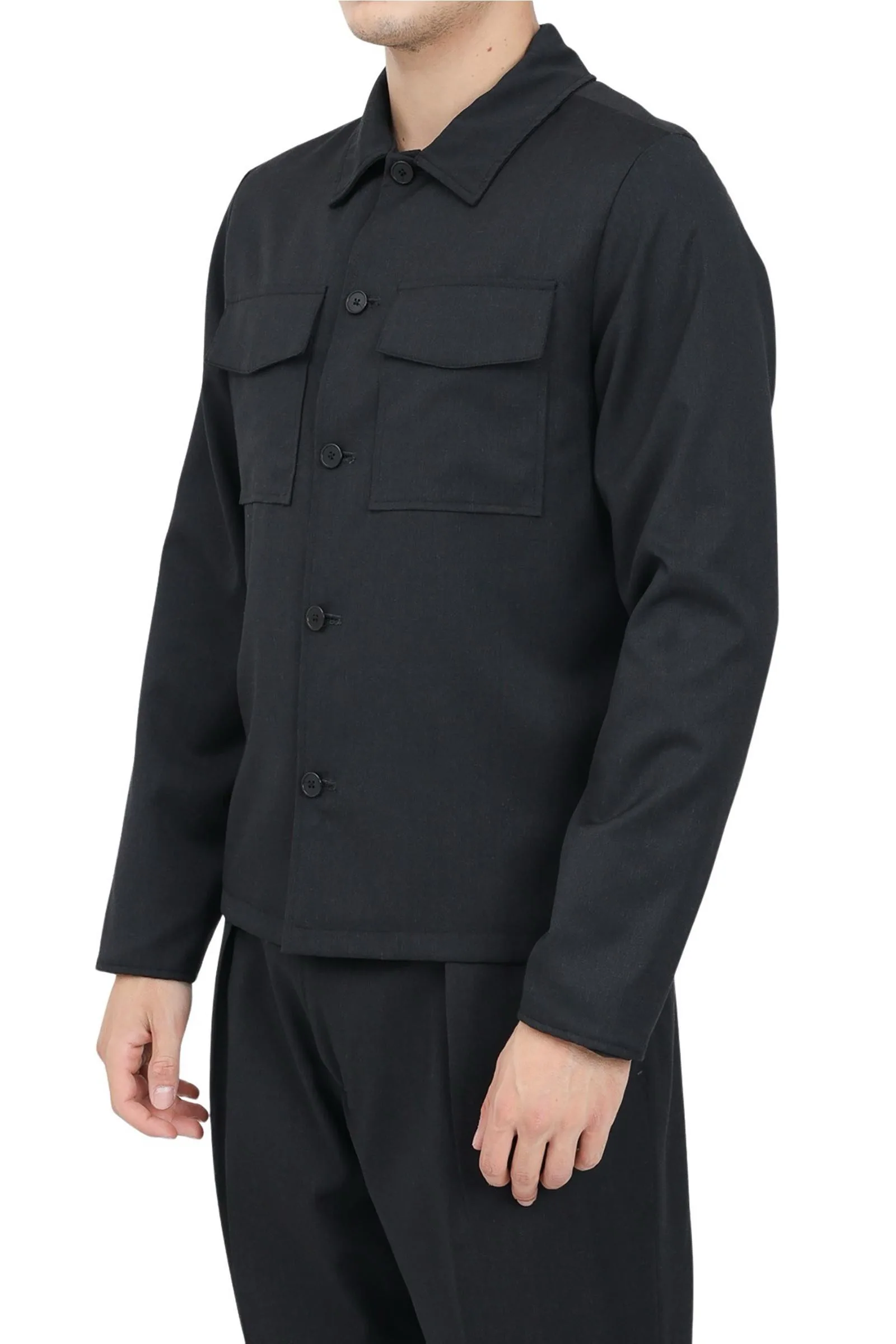 Camicia Foderata Grigio