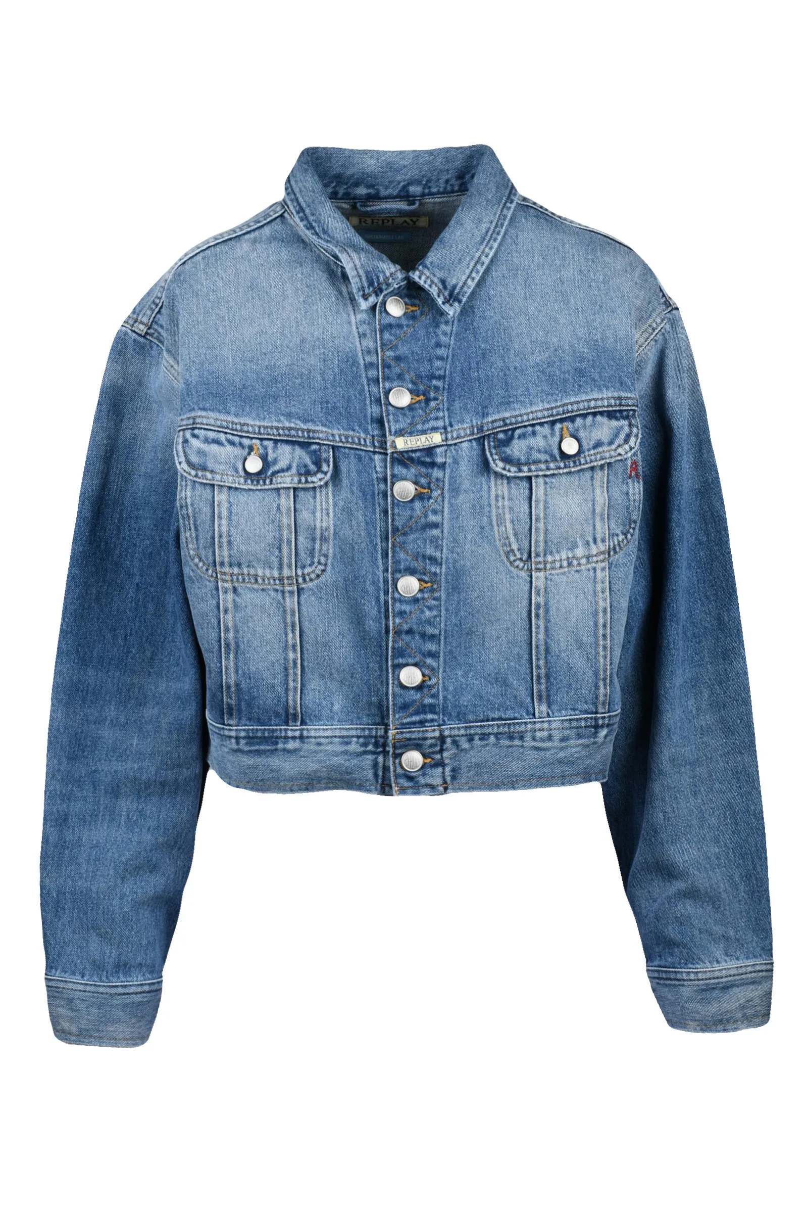 Giubbotto Denim Azzurro