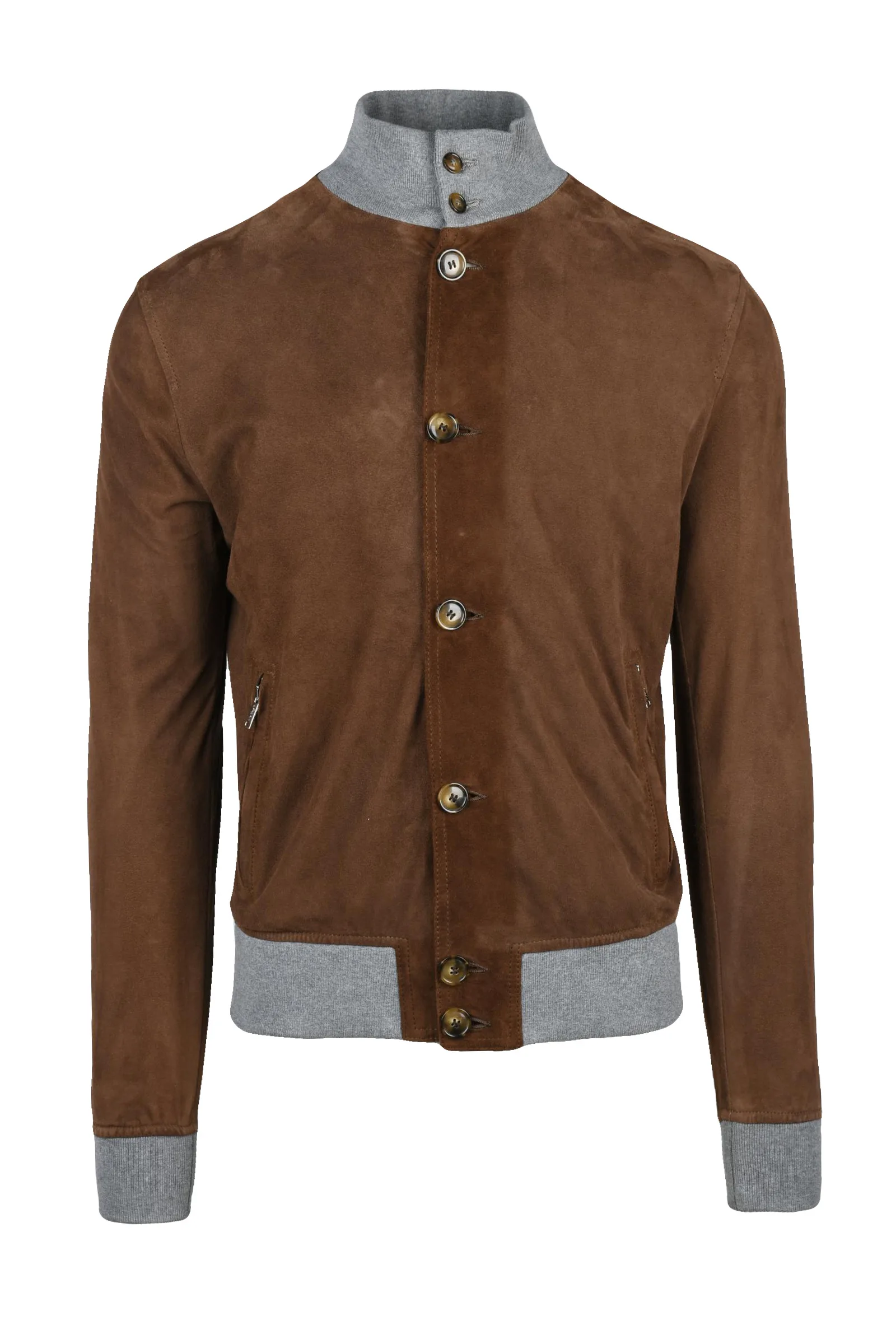 Giacca in Pelle Marrone