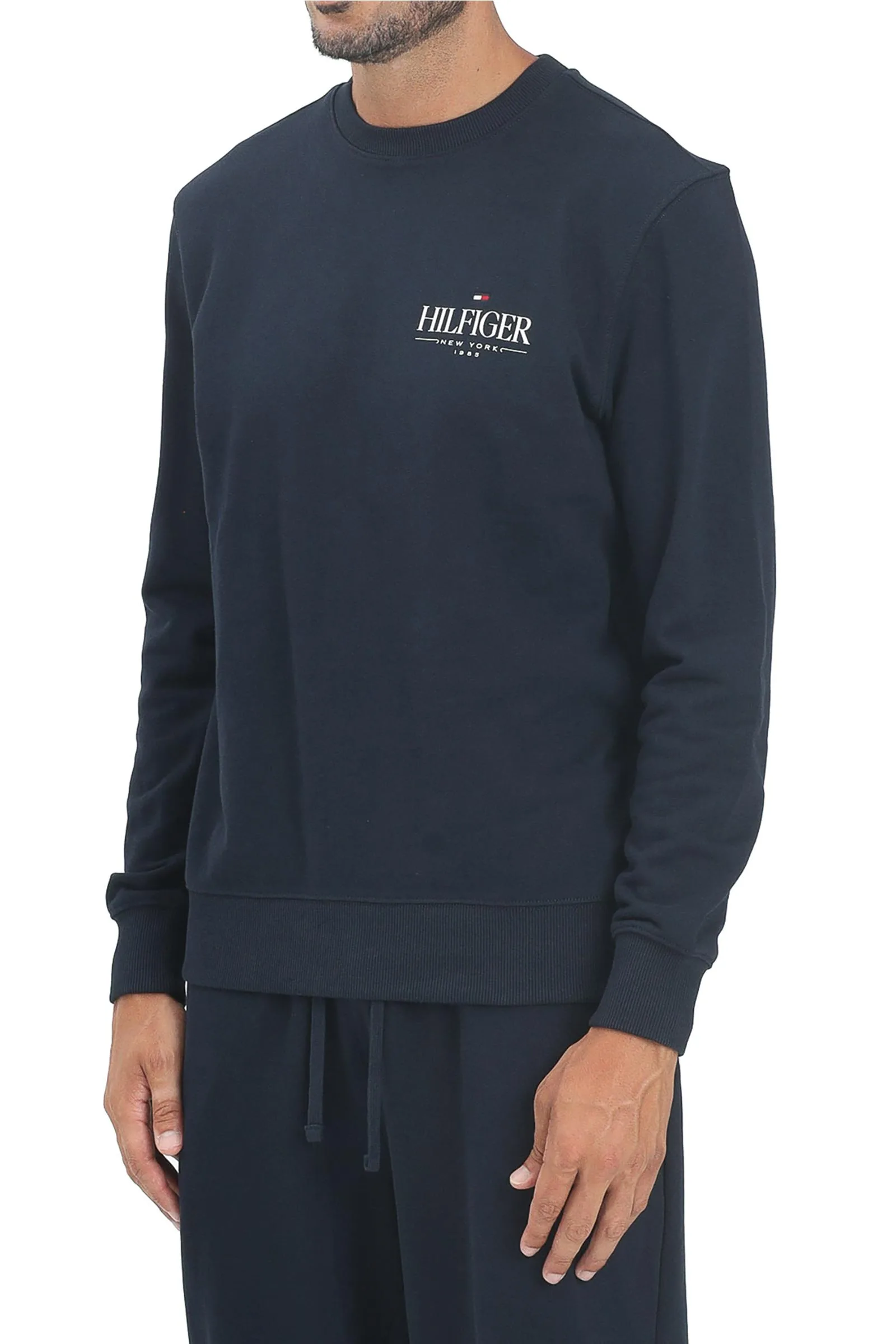 Felpa girocollo Blu