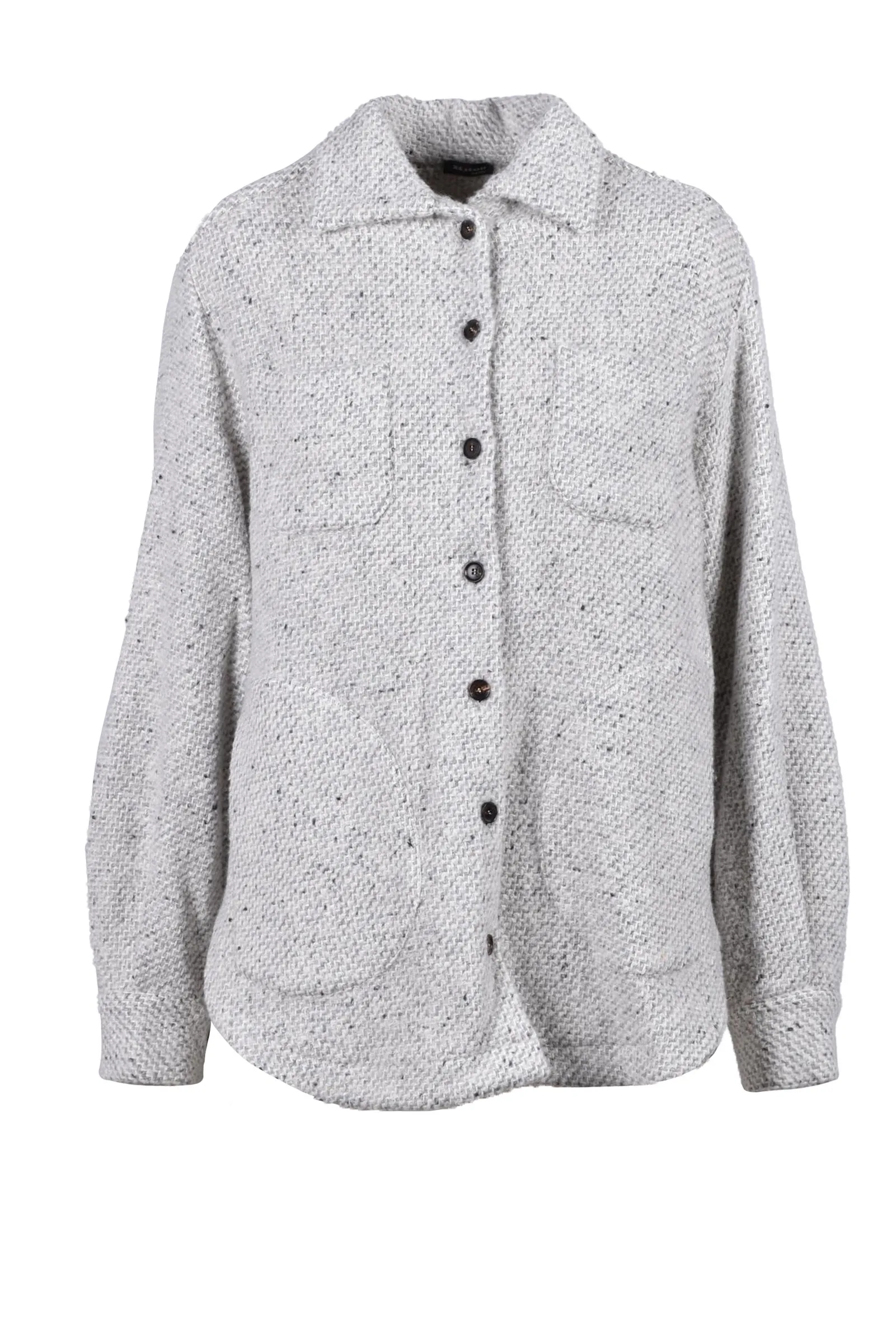 Camicia in Lana Grigio