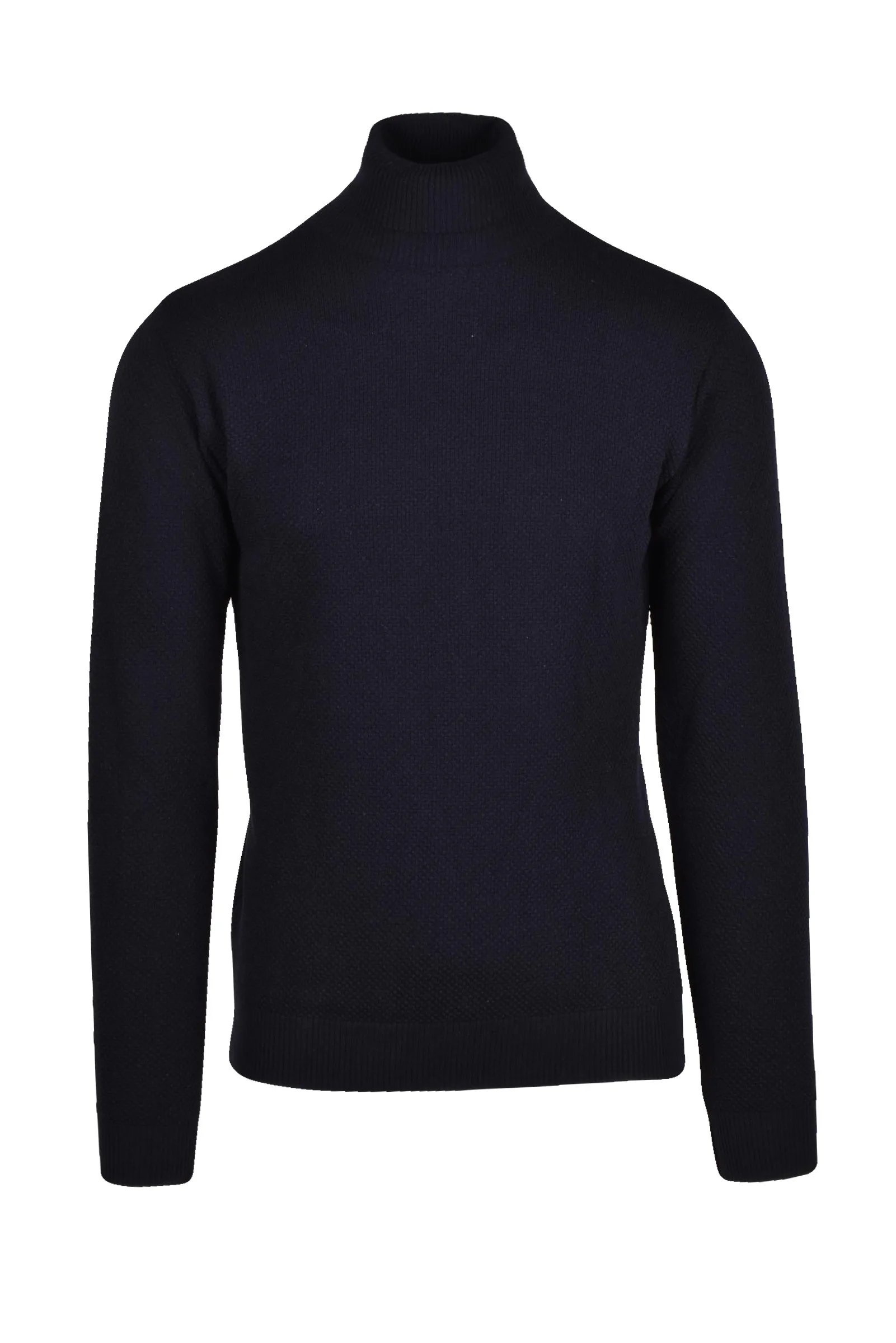 Rpl Roberto P Luxury Maglia Dolcevita Blu