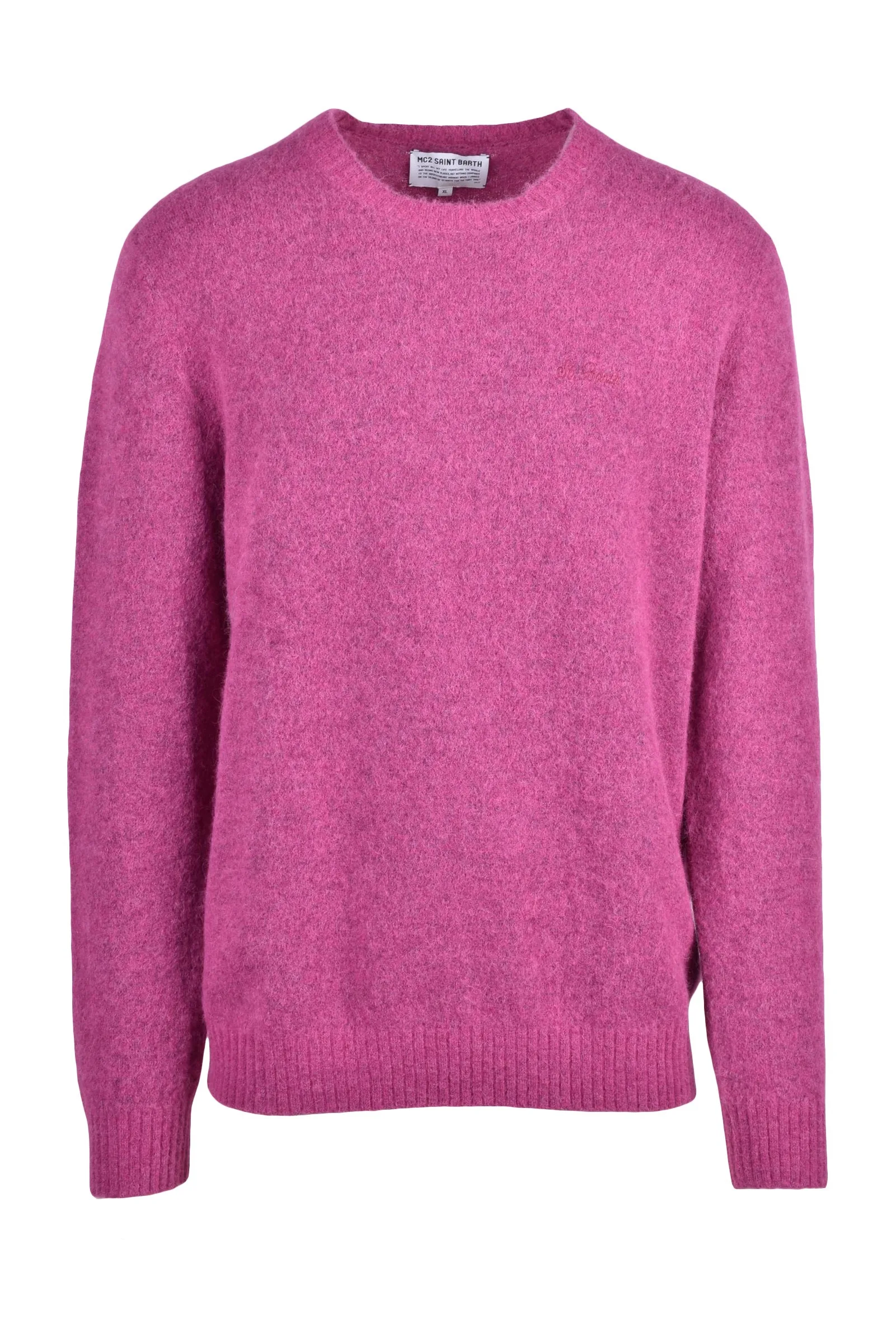 Pullover Girocollo Rosa