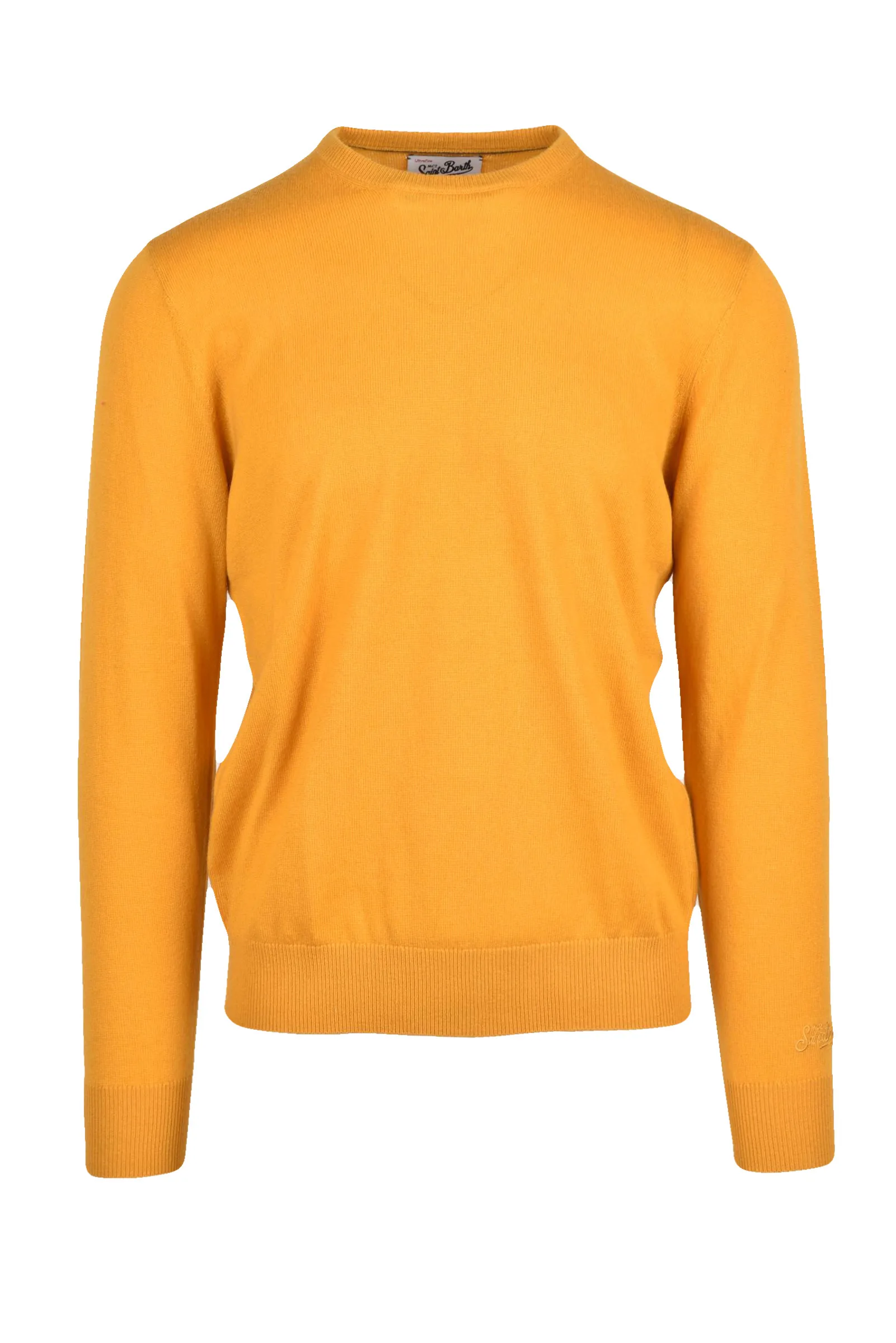 Pullover Girocollo Giallo