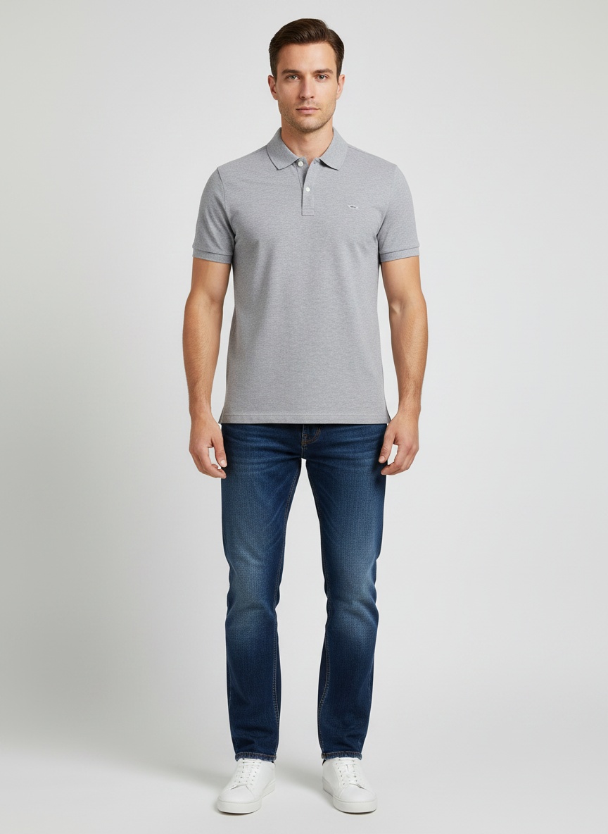 Polo Uomo Grigio