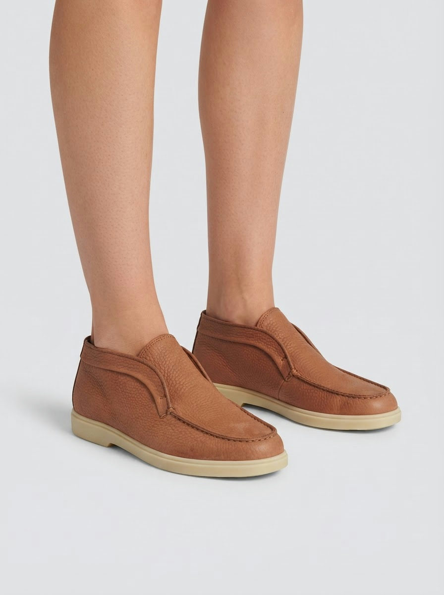Mocassino Polacchino Marrone