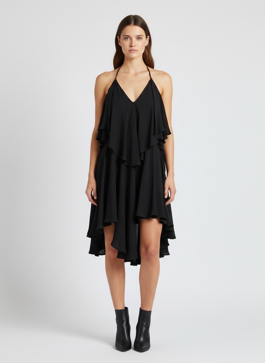 Kurzes schwarzes Kleid