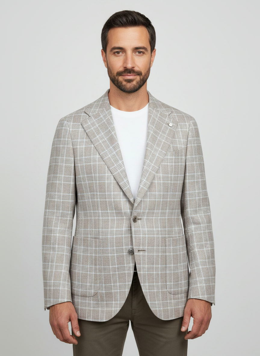 Veste ajustée beige