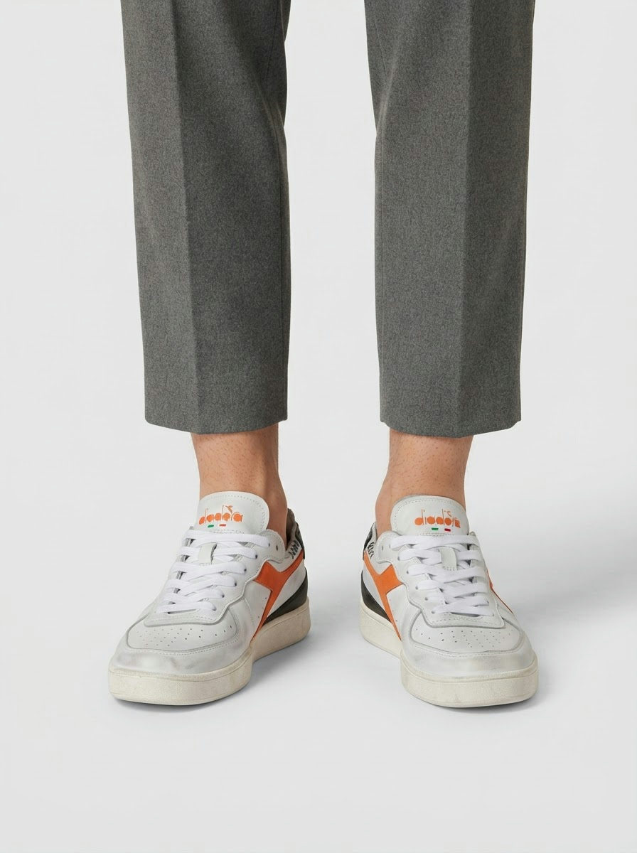 Sneakers Basket Row Cut Grigio